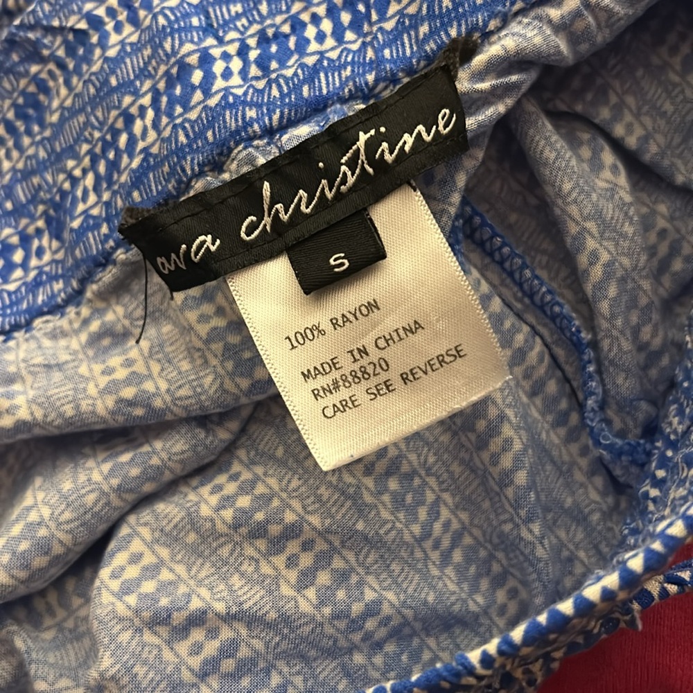 4 for $20 Ava Christine wide leg, lightweight flowy summer pants - Picture 7 of 7